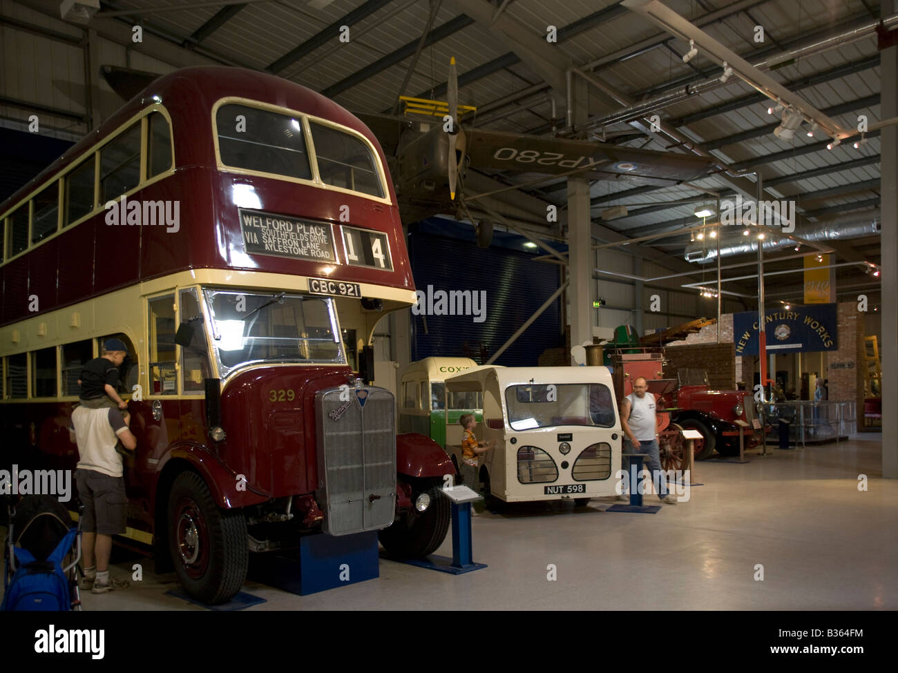 Snibston Discovery Park, Coalville, Leicester. Ex miniera di carbone Leics GB UK museo minerario di trasporto del carbone il giorno fuori attrazione turi Foto Stock
