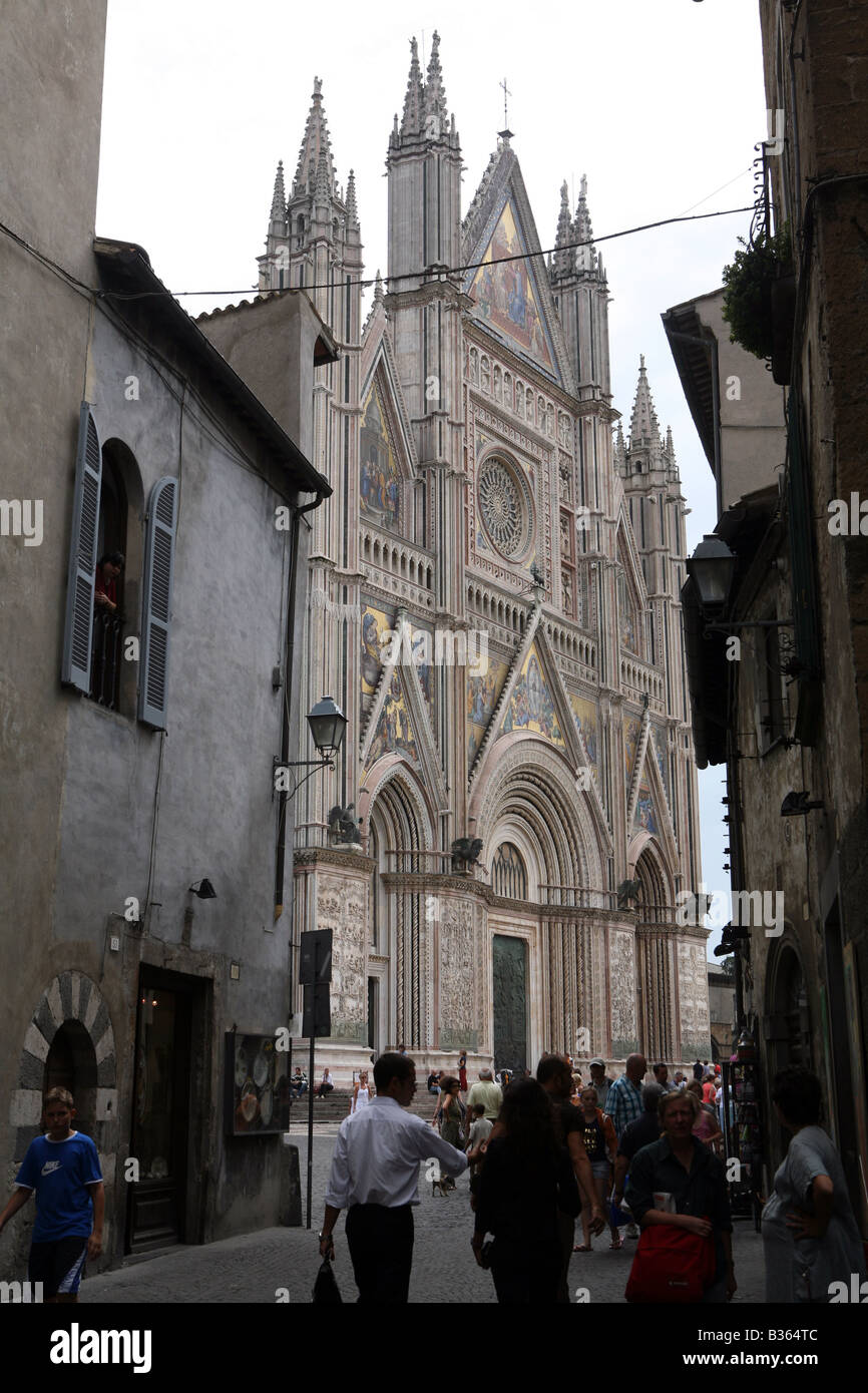 Cattedrale di Orvieto Foto Stock