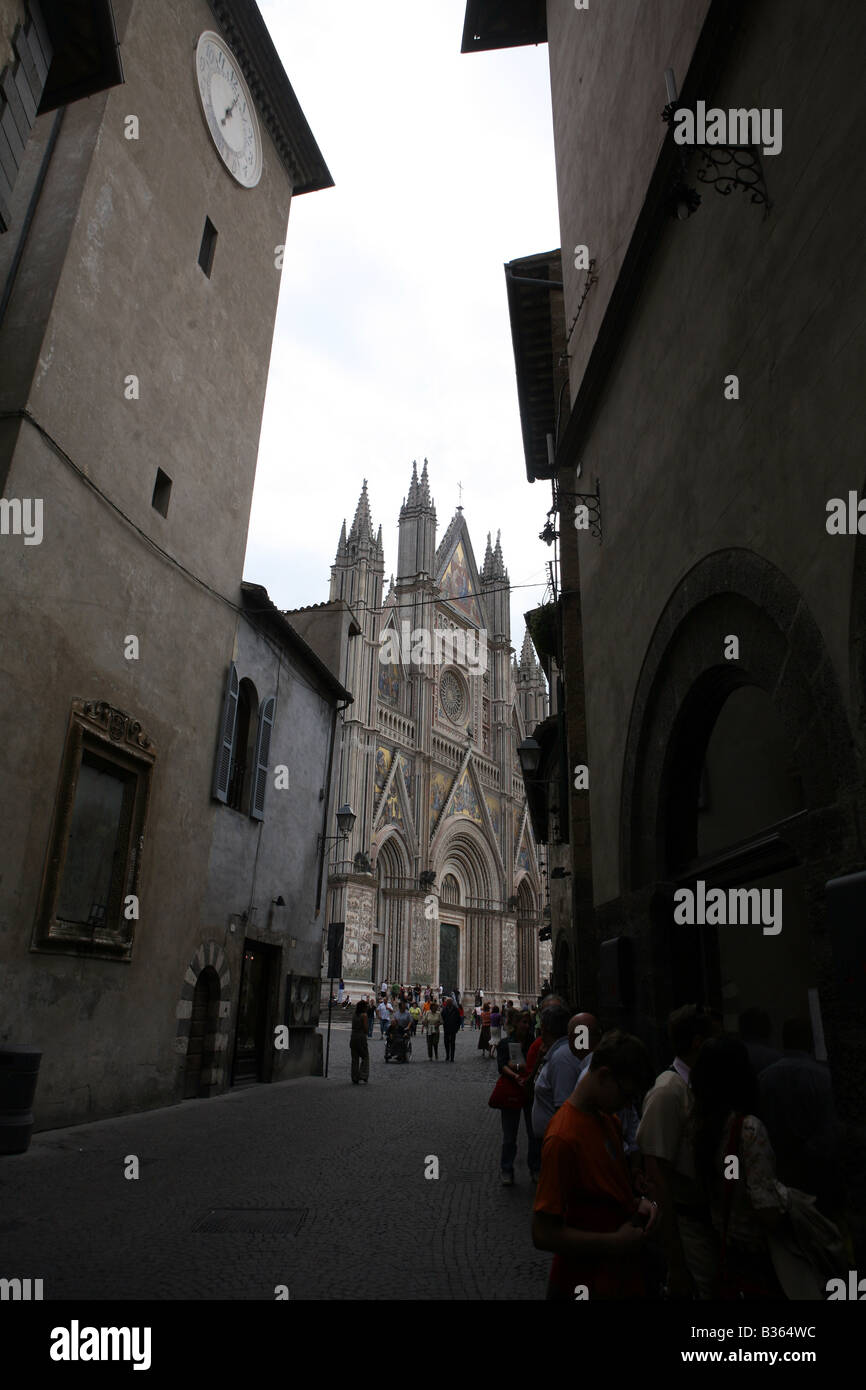 Pic mostra Duomo di Orvieto Foto Stock