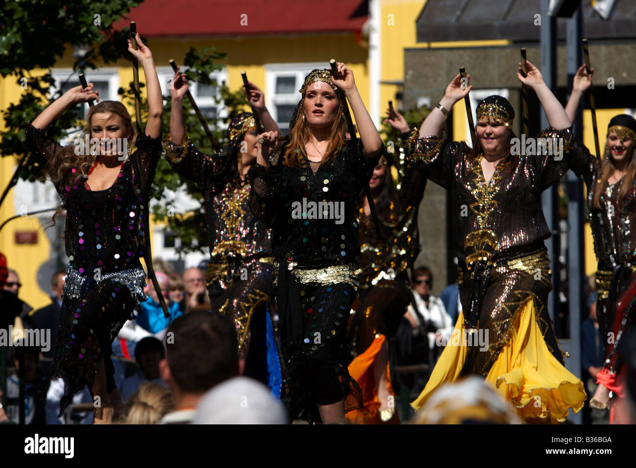 Il 17 giugno Festa del Giorno di Indipendenza di Islanda Foto Stock