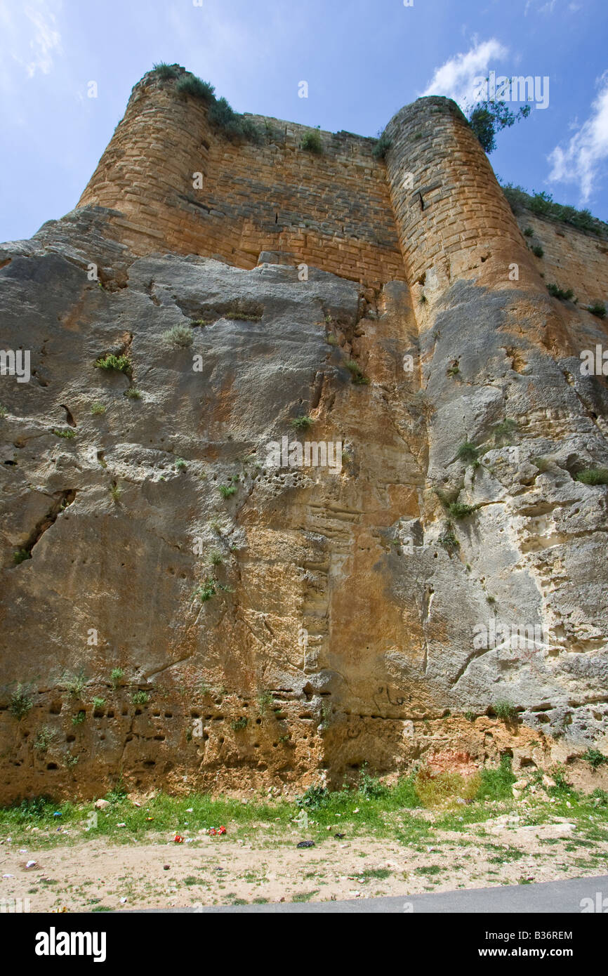 Qalaat Saladino Castello dei Crociati in Siria Foto Stock
