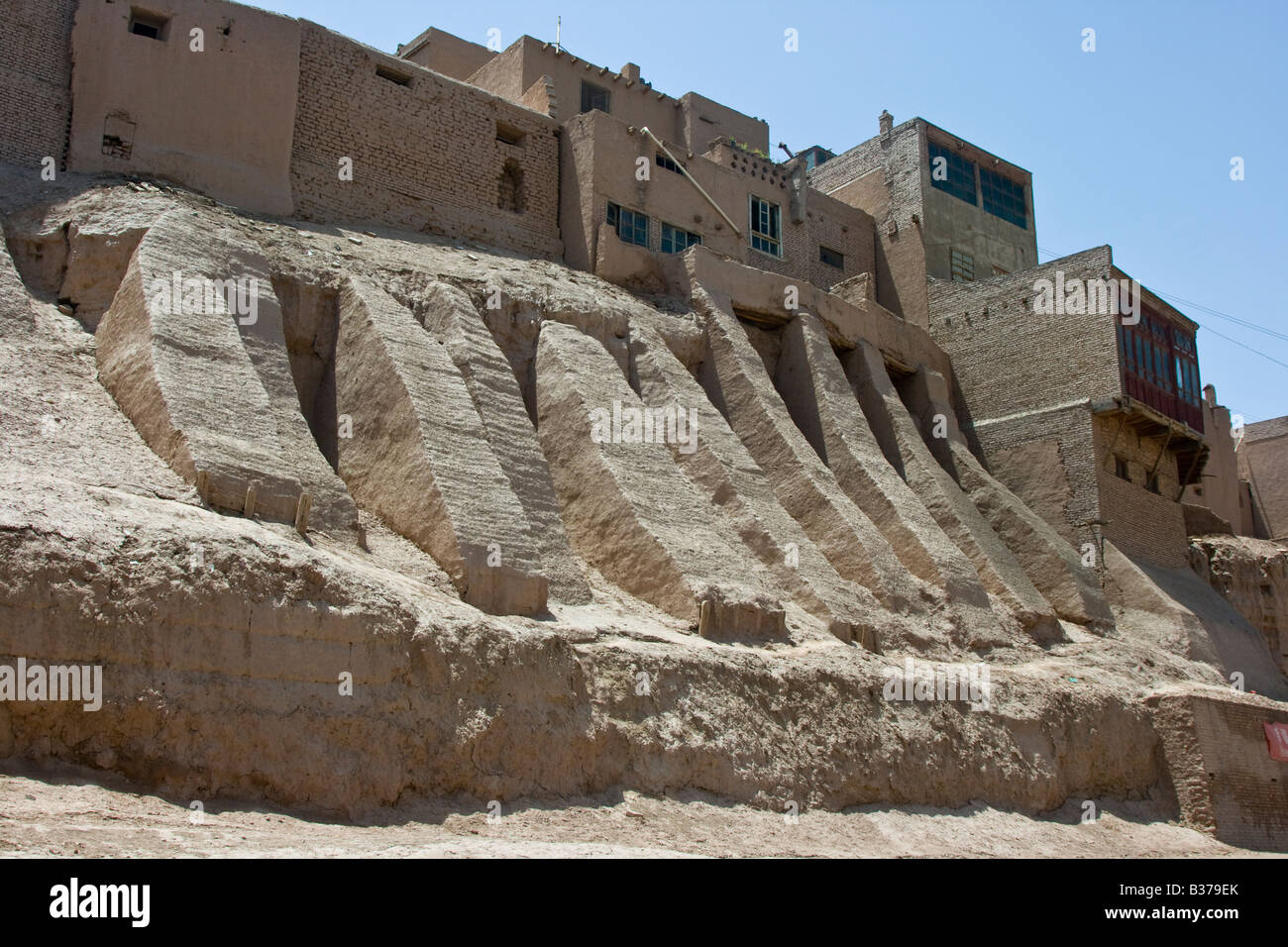 Vecchia città di Kashgar nella provincia dello Xinjiang Cina Foto Stock