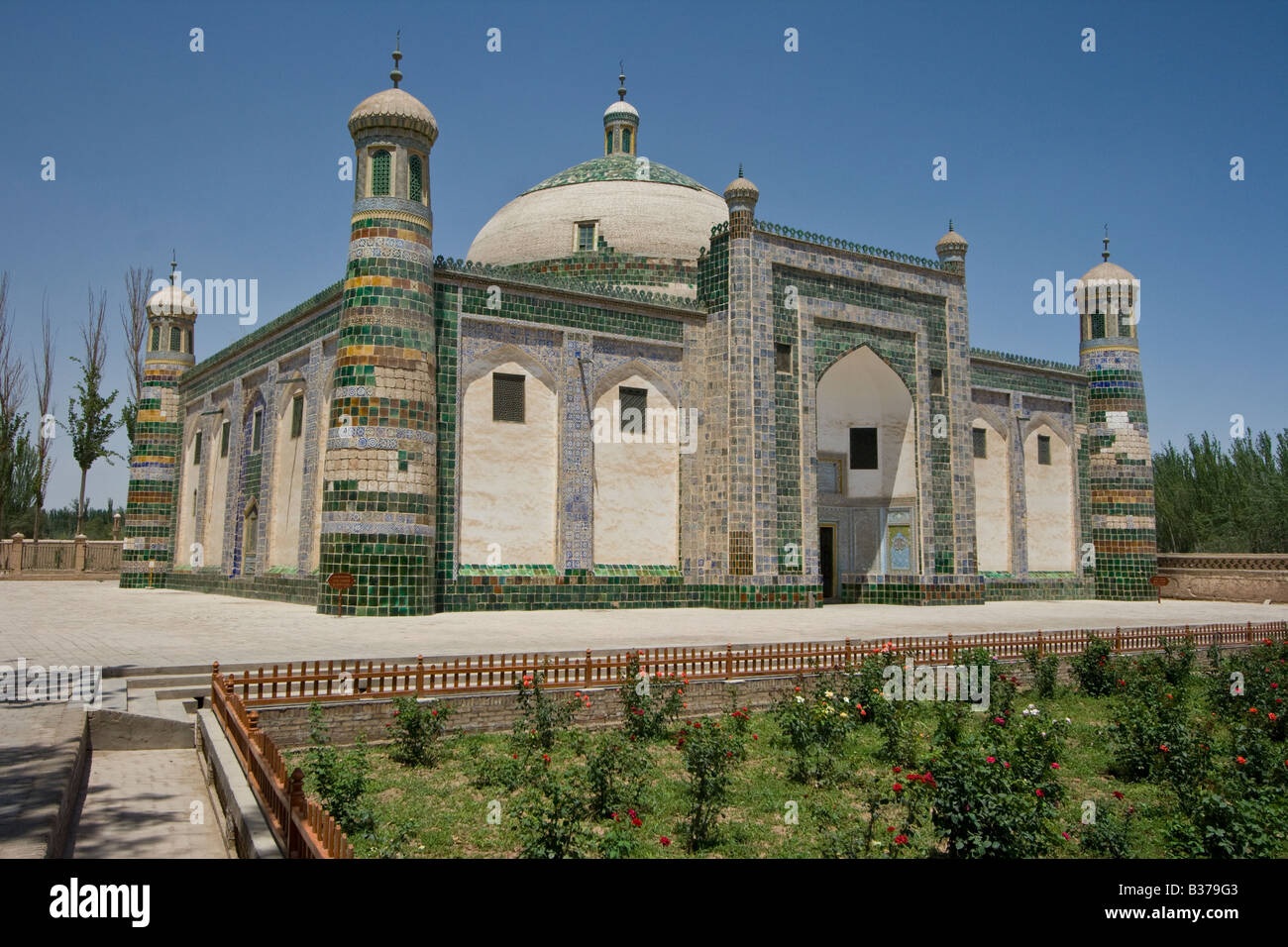 Abakh Hoja Mausoleo di Kashgar nella provincia dello Xinjiang Cina Foto Stock