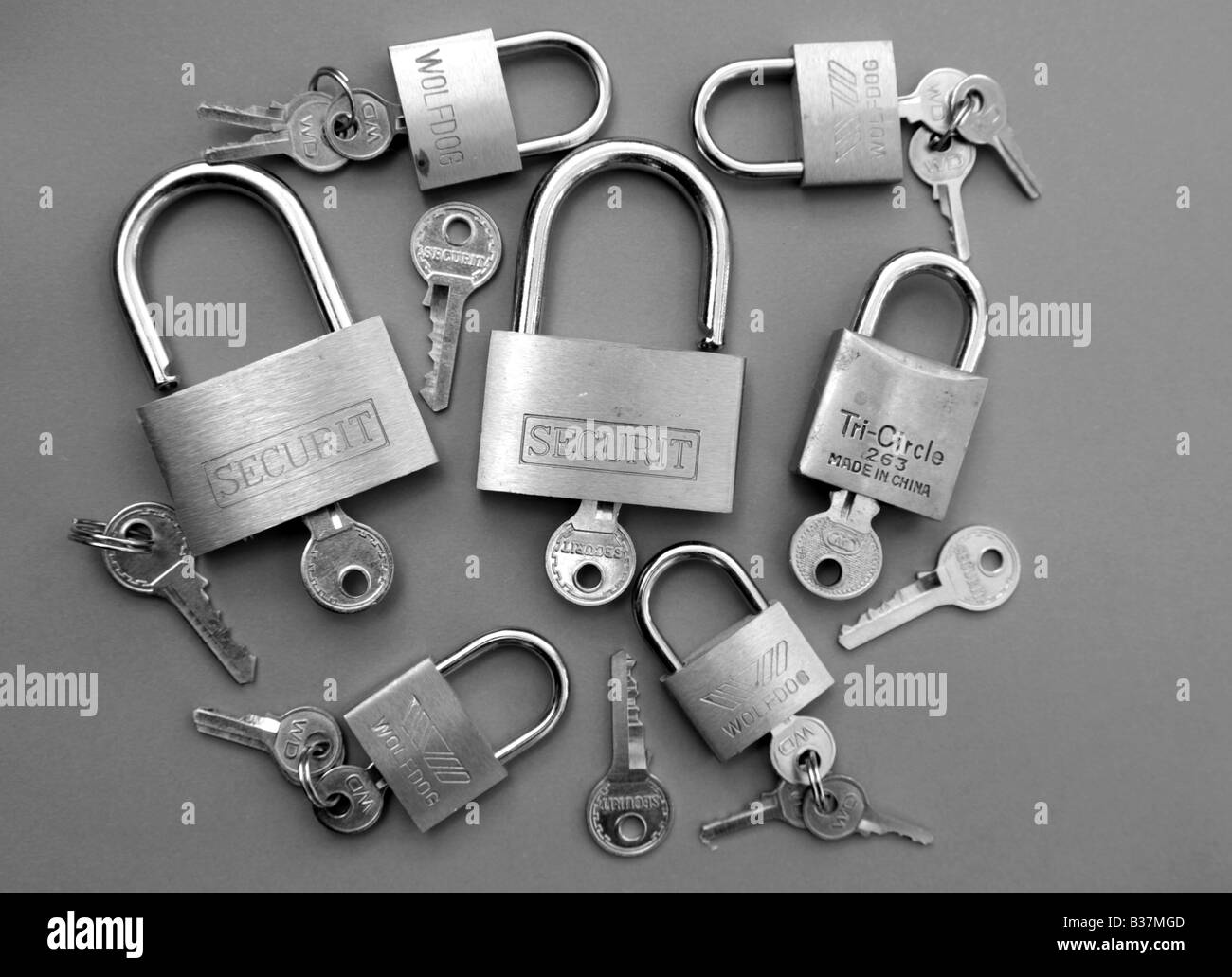 Icona a forma di lucchetto, di bloccaggio, 2, due, sicuro, protezione, sicurezza, link, Interlink, interconnessi, insieme Foto Stock