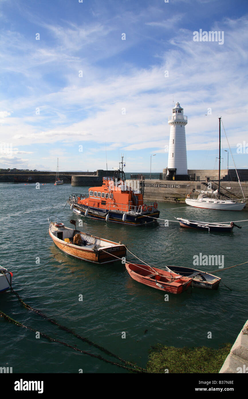 Donaghadee Harbour, Irlanda del Nord Foto Stock