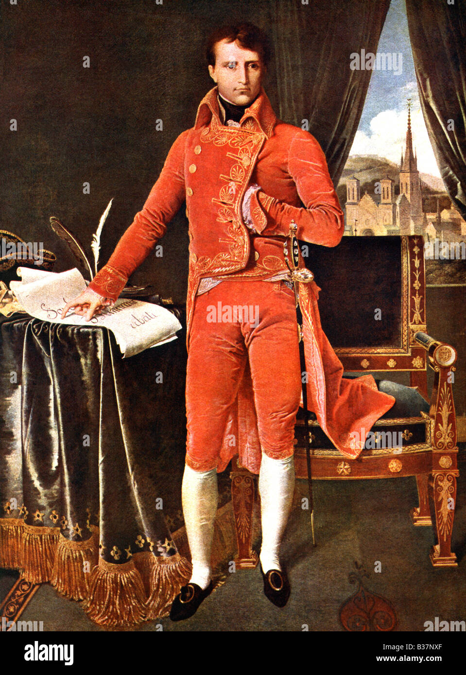 Napoleone di Ingres Foto Stock