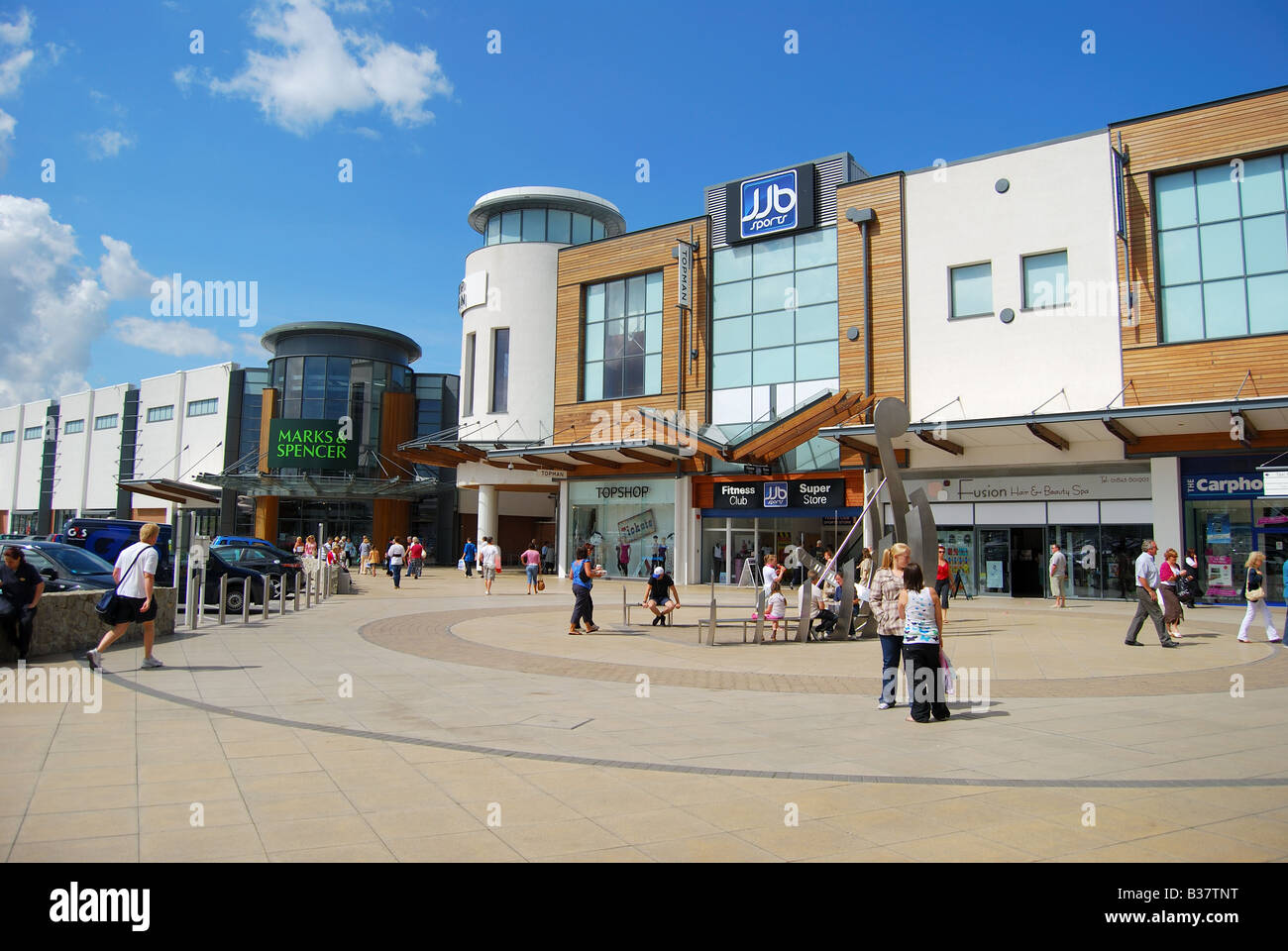Westwood Cross Shopping Centre, Margate Rd, BROADSTAIRS KENT, England, Regno Unito Foto Stock