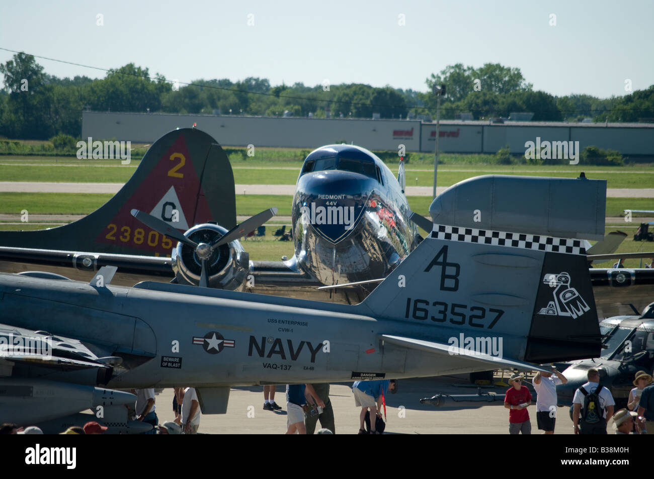 Experimental Aircraft Association Convention annuale Wittman Aviosuperficie regionale Oshkosh Wisconsin US Foto Stock