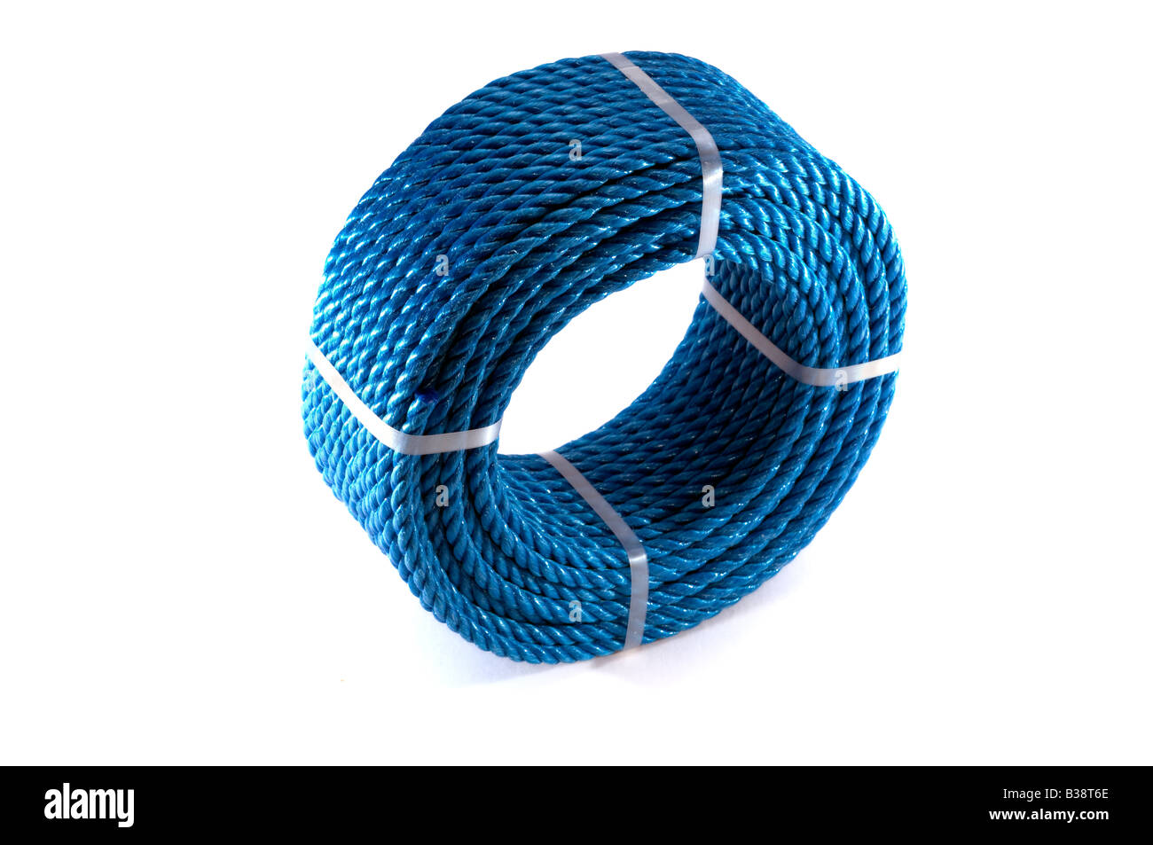 Palla di 6mm blu Corda di polipropilene Foto Stock