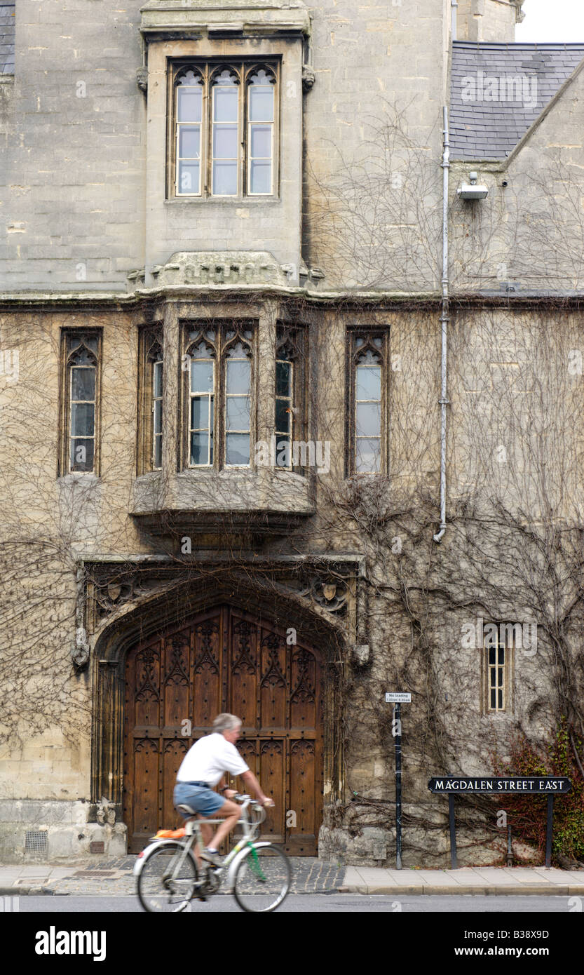 Gateway al Balliol College dell'università di Oxford, Inghilterra. Foto Stock