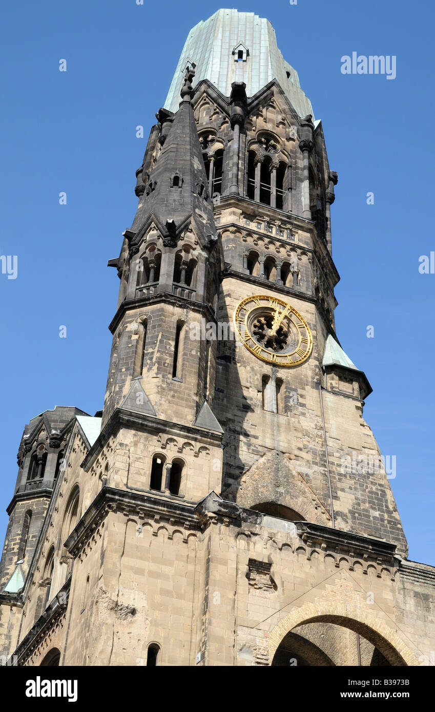 Kaiser Wilhelm Memorial Church, Berlino Foto Stock