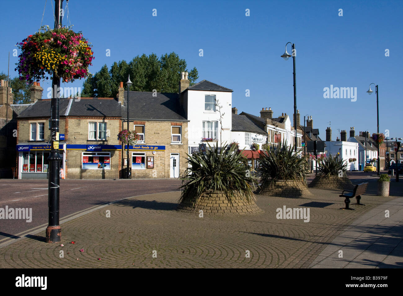 Chatteris è uno dei quattro centri di mercato nel quartiere Fenland del Cambridgeshire, situato nel Fens. Foto Stock