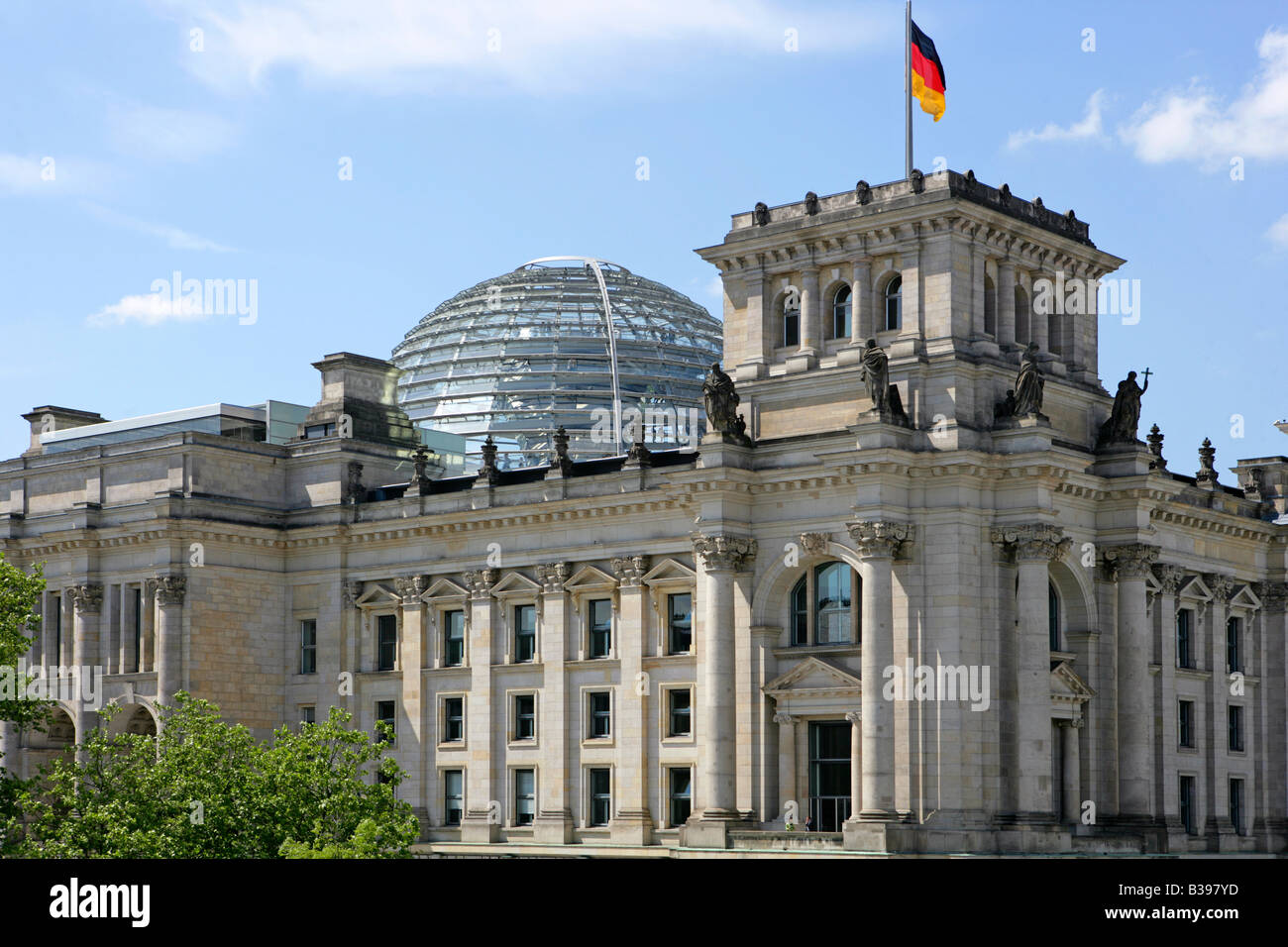Deutschland, Berlino, Reichstagsgebaeude, Reichstag - Tedesco parlamento federale di Berlino Foto Stock