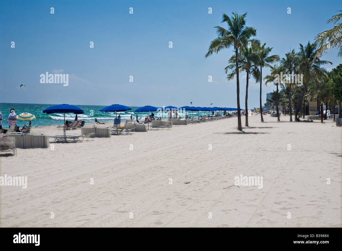 Spiaggia della Florida Fort Lauderdale Foto Stock