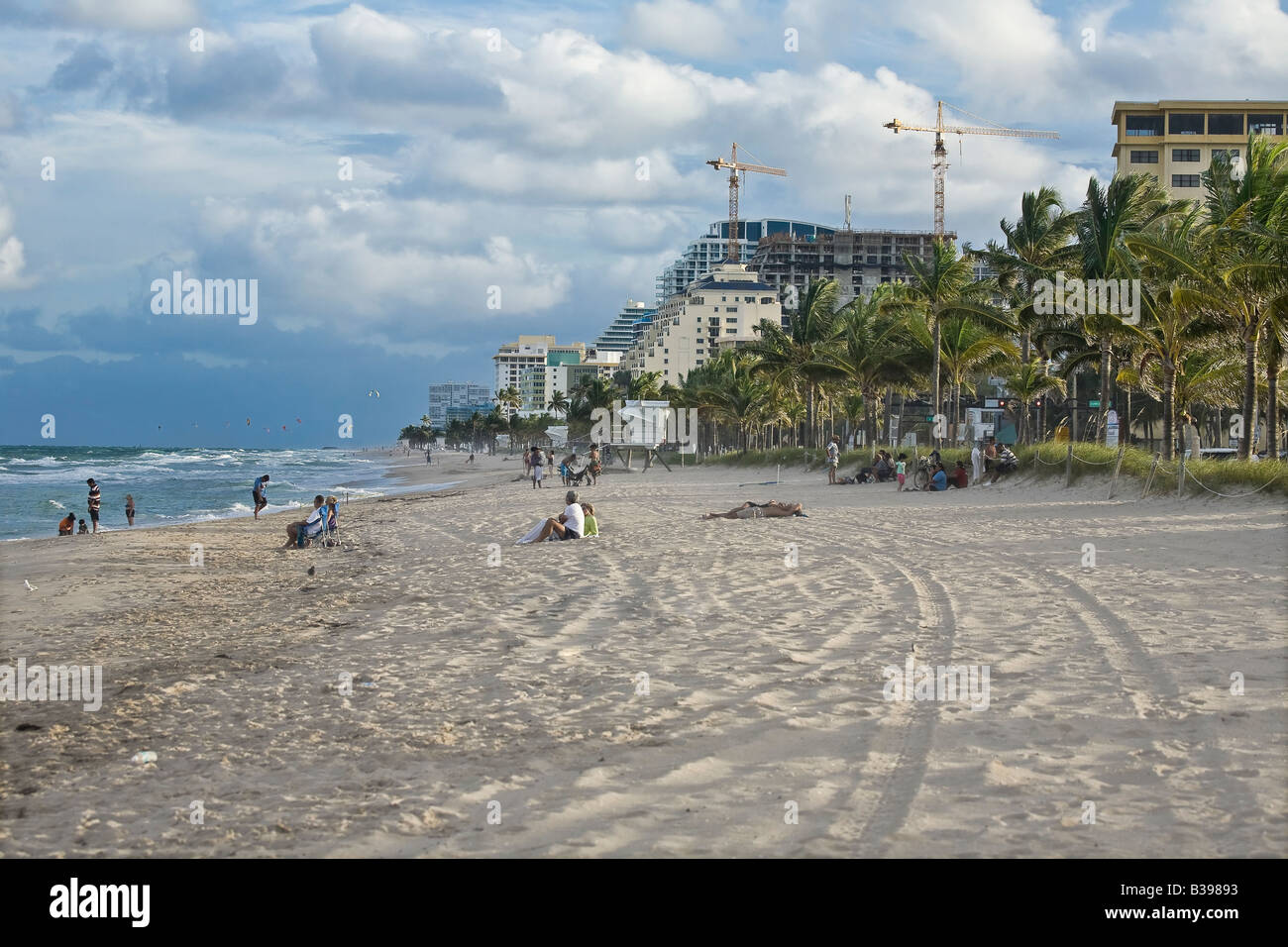 Spiaggia della Florida Fort Lauderdale Foto Stock