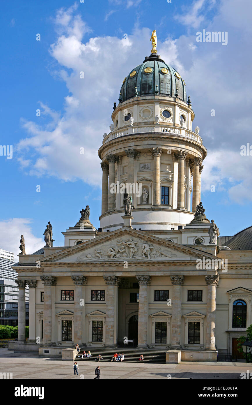 Deutschland, Berlino, Franzoesischer Dom am Gendarmenmarkt, Francese Dome, Gendarme mercato, Berlino, Germania Foto Stock