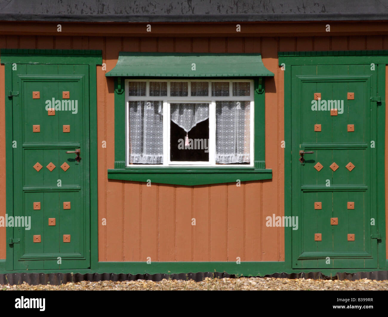 Giardino Storico casa dal 1924, Lipsia, Germania Foto Stock