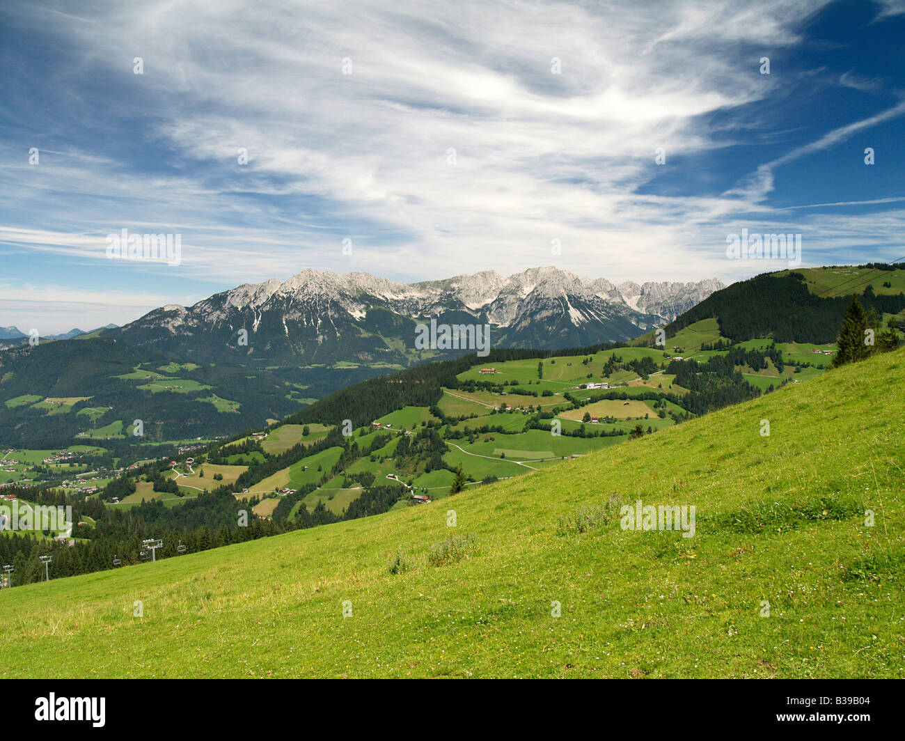 Tirol Panorama Foto Stock