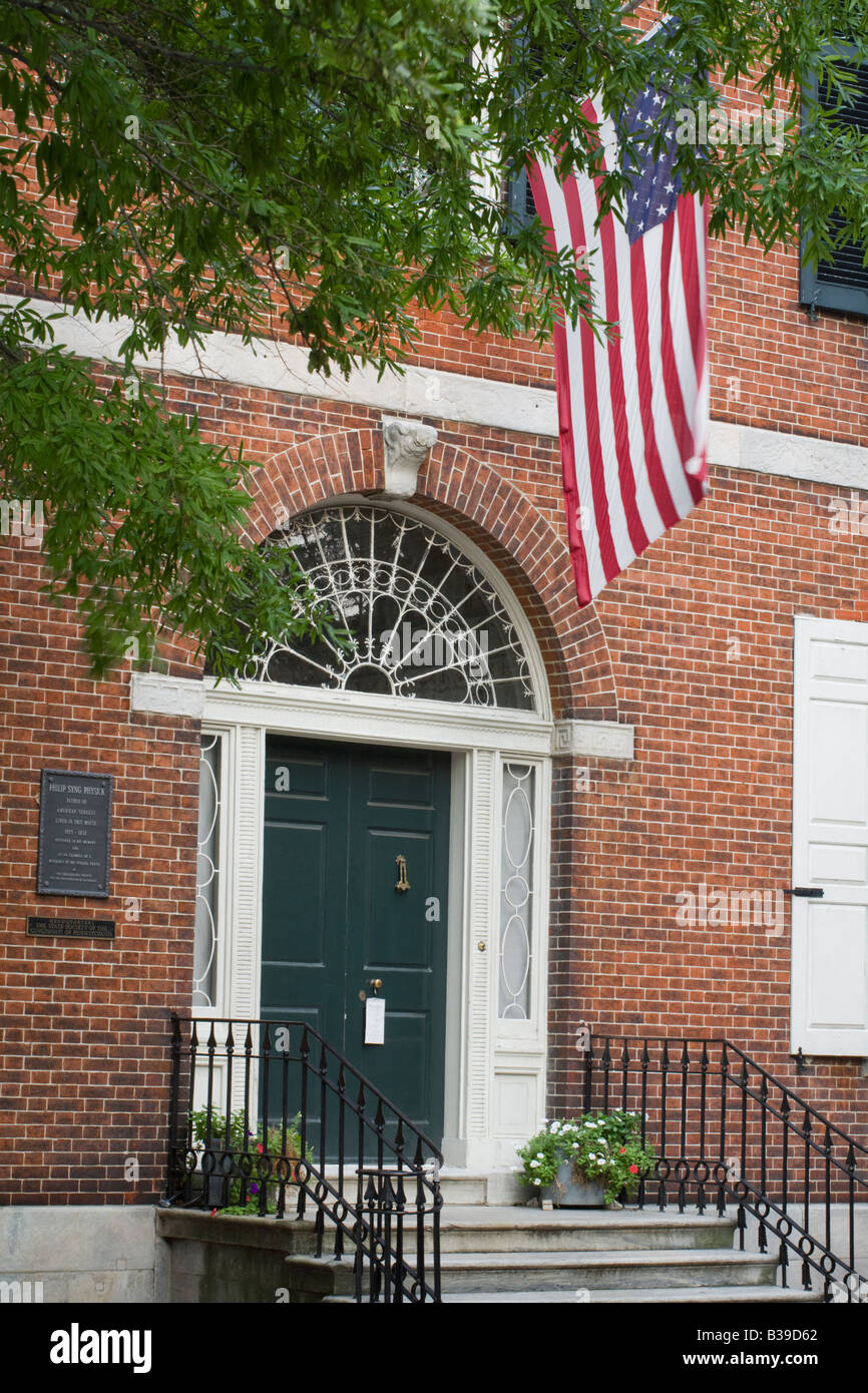 Casa Physick Società Hill di Filadelfia in Pennsylvania Foto Stock