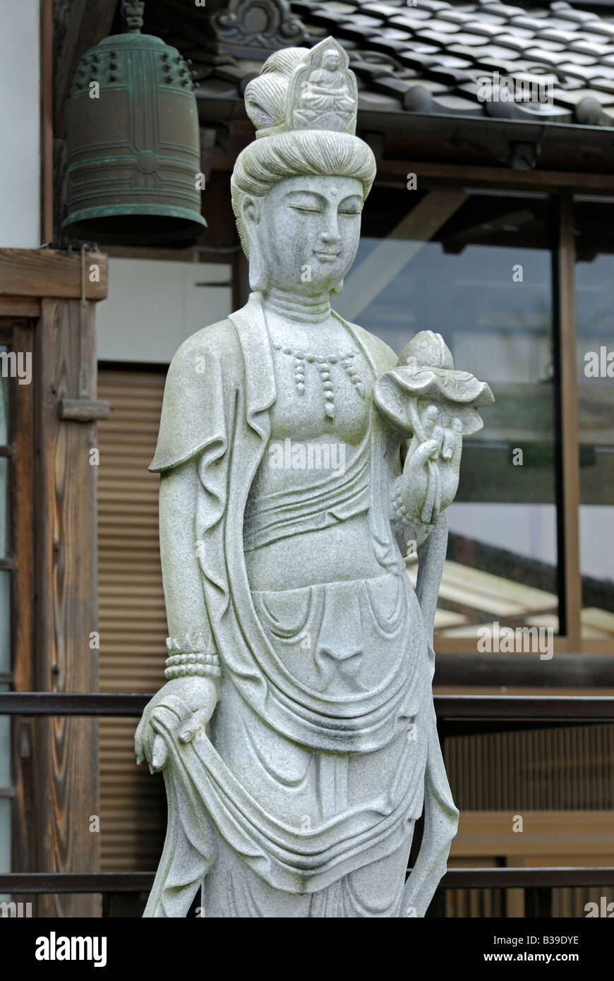 Bodhisattva statue in Tenri in tempio Matsushima Giappone Foto Stock