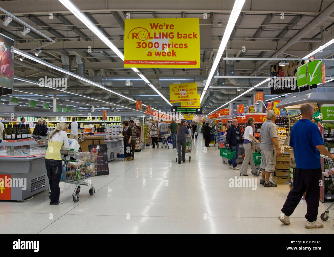 Asda Superstore - Milton Keynes - Buckinghamshire Foto Stock