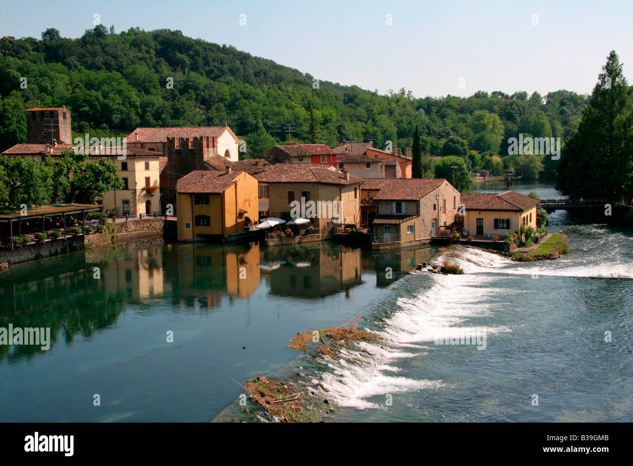 Borghetto sul Mincio, Verona, Veneto, Italia, Italia (immagine digitale) Foto Stock