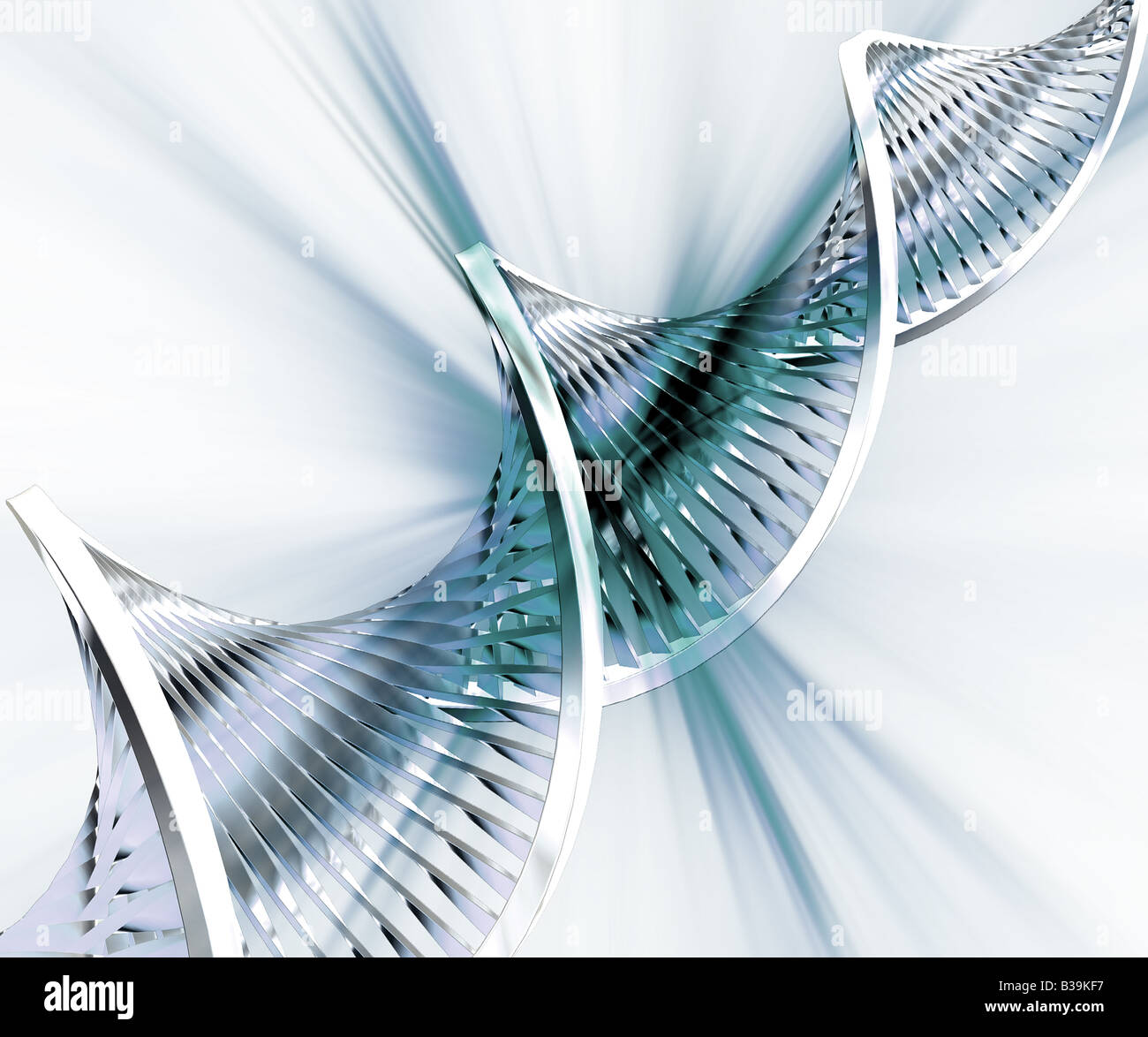 Abstract background di DNA Foto Stock
