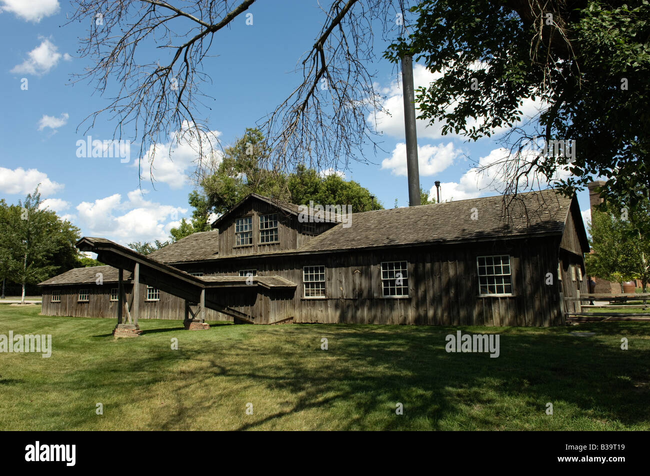 La Stony Creek segheria a Greenfield Village in Dearborn Michigan STATI UNITI D'AMERICA. Foto Stock