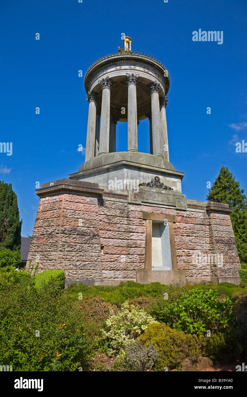 Burns Memorial nel masterizzare Heritage Park a tema che Robert Burns poeta Alloway Ayr Ayrshire in Scozia Burns National Heritage Park Foto Stock