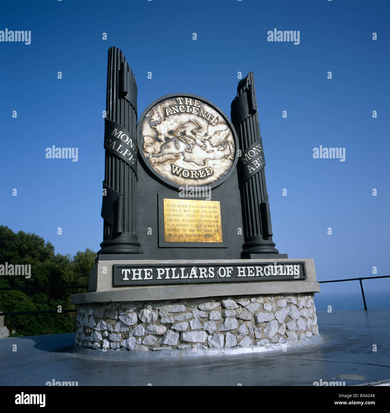 Europa meridionale Gibilterra le Colonne d'Ercole Foto Stock