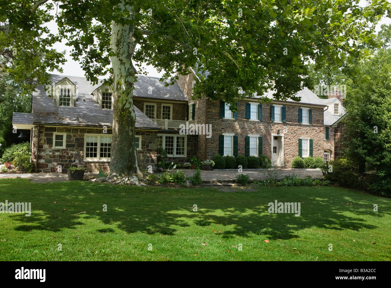 Pearl Buck s House Pietra Miliare Storica Nazionale vicino a Doylestown CONTEA DI BUCKS in Pennsylvania Foto Stock