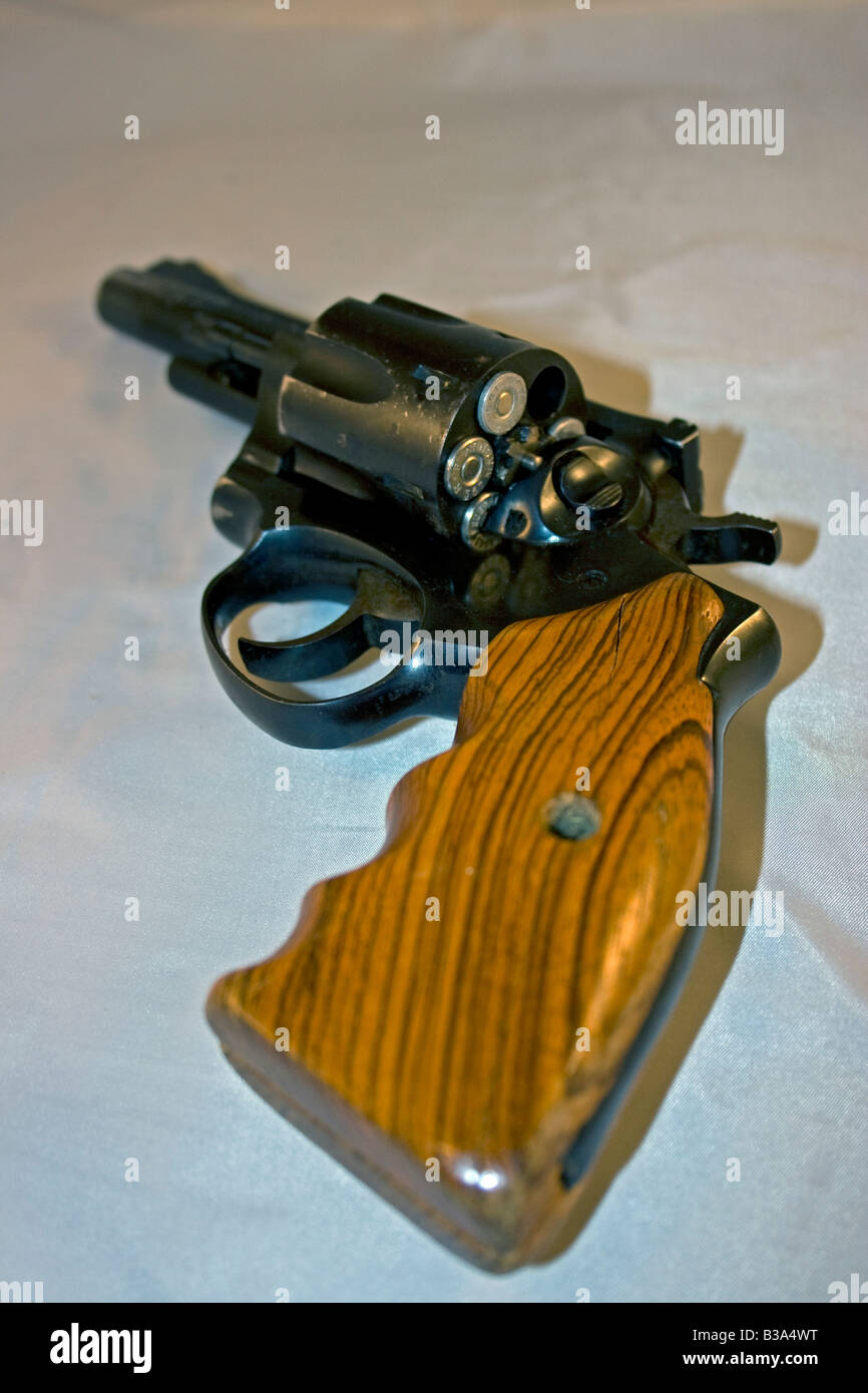 Silo 357 Magnum caricato Foto Stock