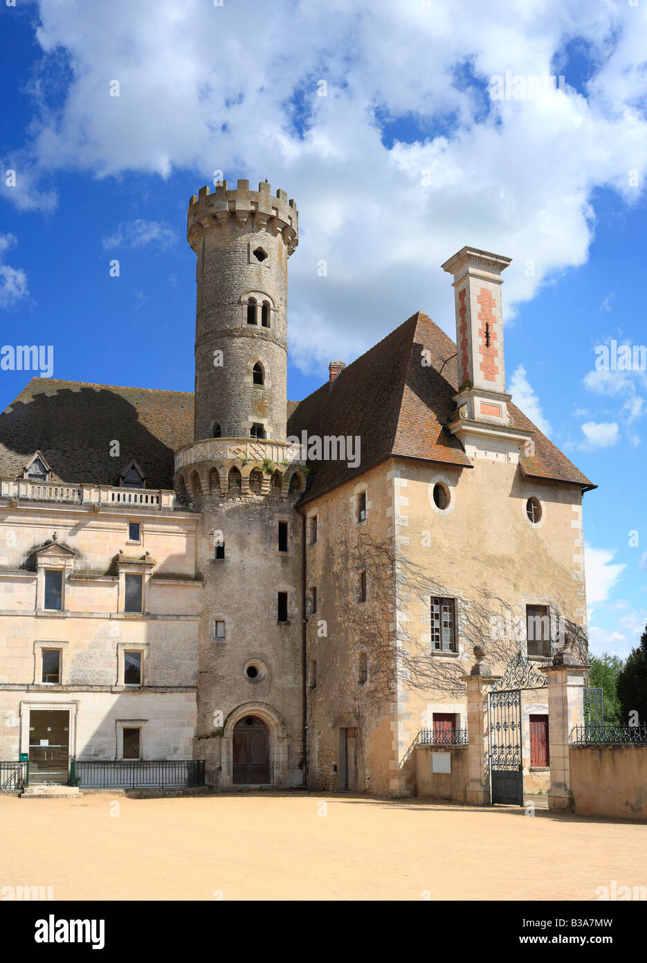 Saint-Savin sur Gartempe, Poitou-Charantes, Francia Foto Stock