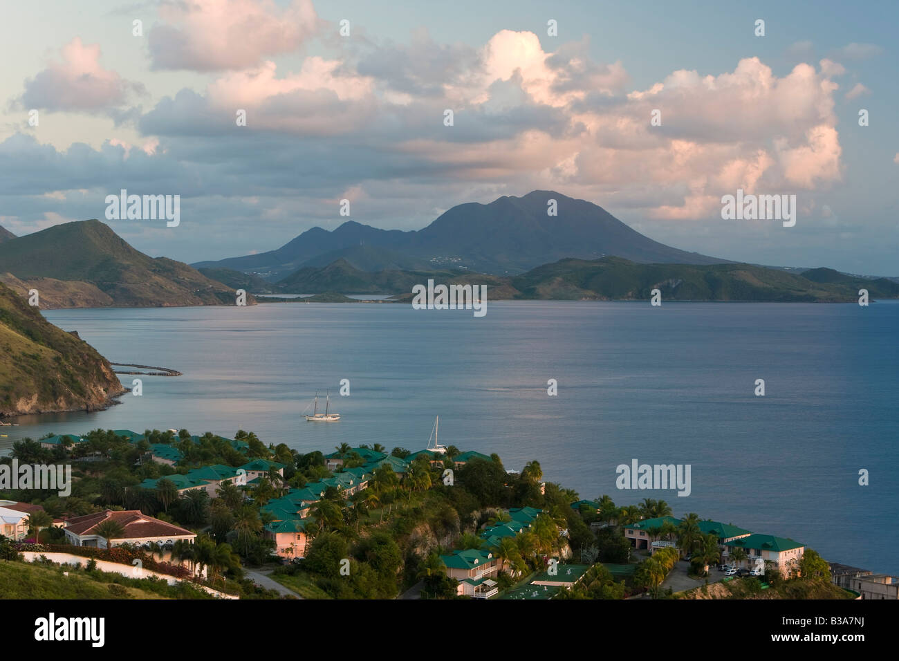 Saint Kitts e Nevis, Saint Kitts, Brimstone Hill, Brimstone Hill Fortress Foto Stock