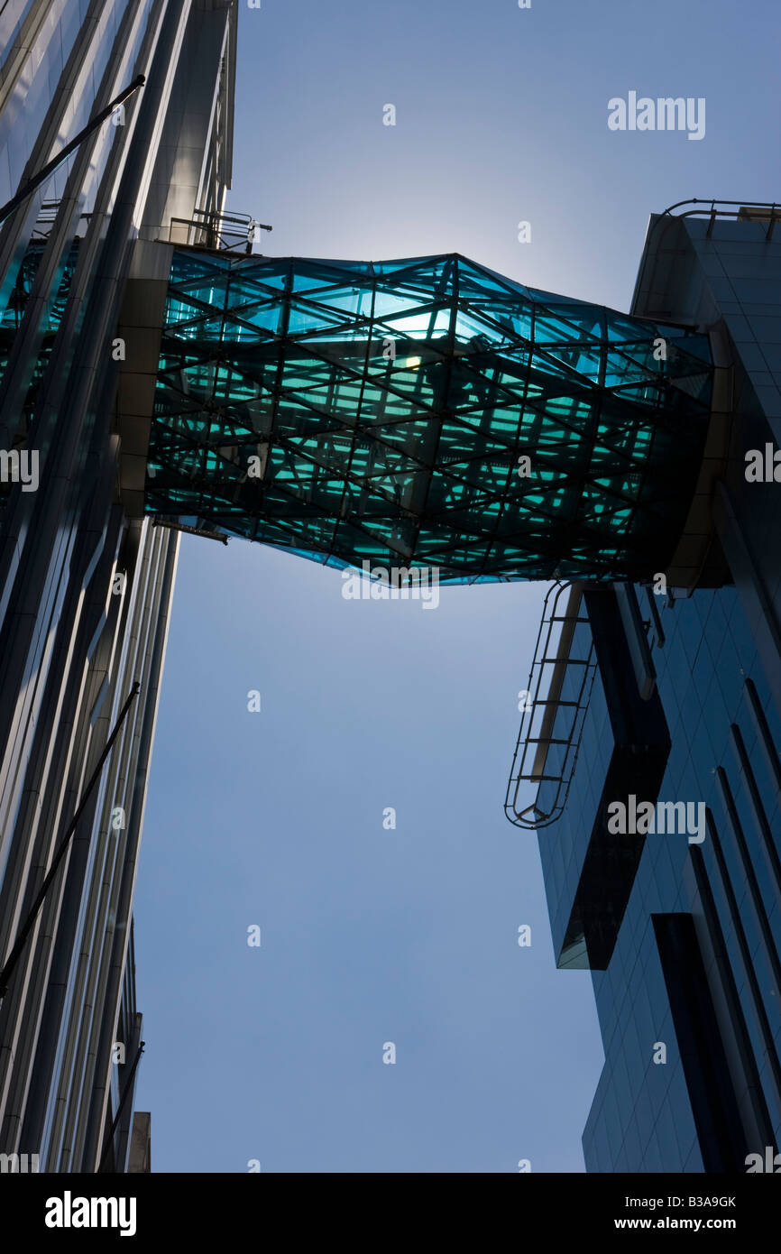 Il Cile, Santiago, Paseo Ahumada, il Corridoio tra gli edifici Foto Stock