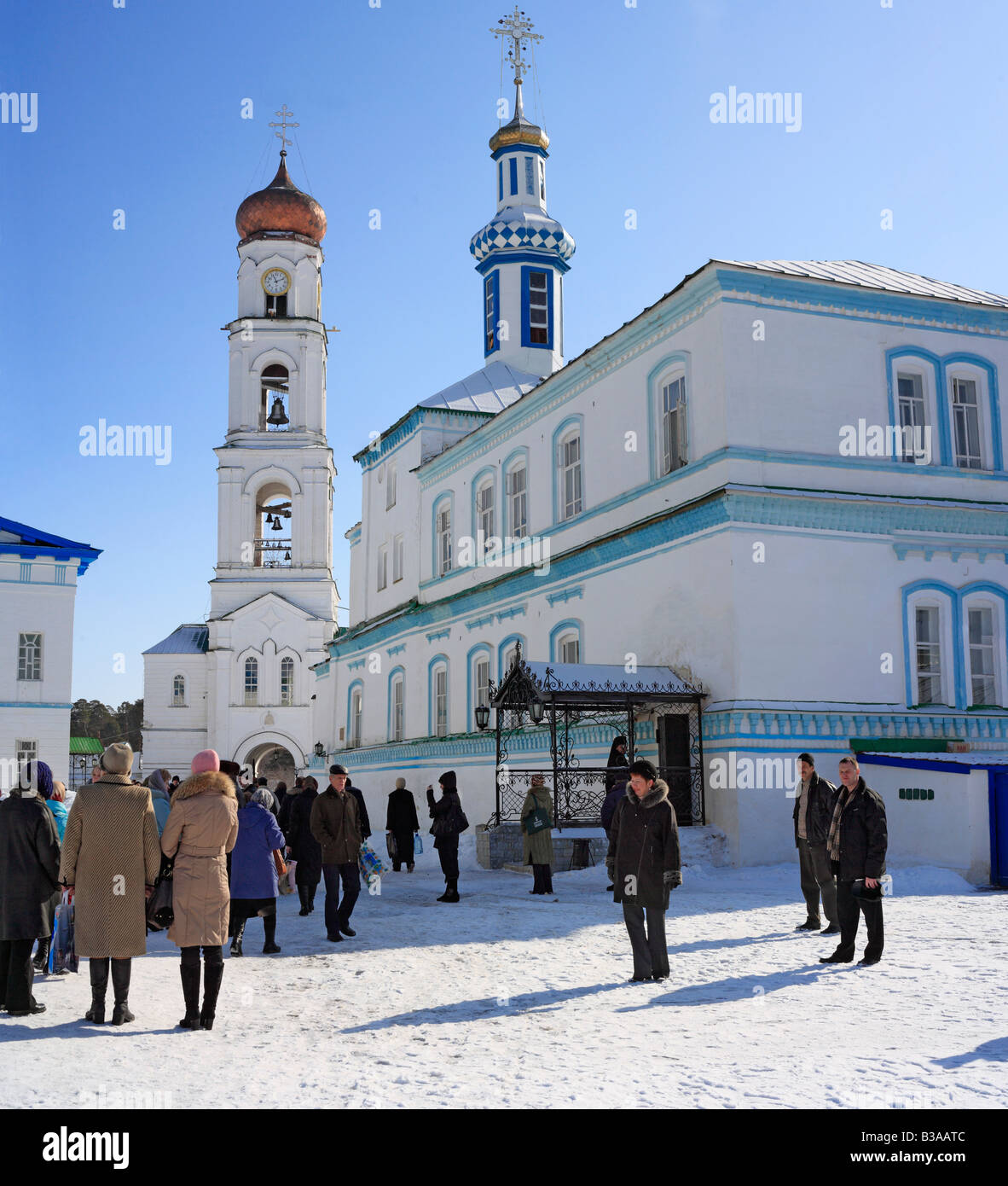 Raifa monastero ortodosso (19 cent.), nei pressi di Kazan, il Tatarstan, Russia Foto Stock