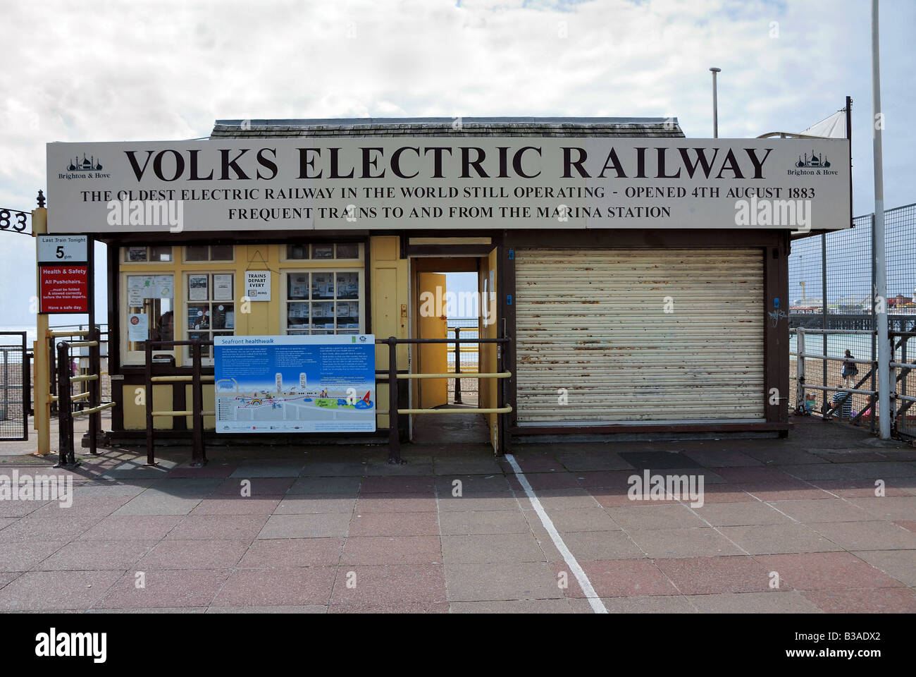 Volks elettrico stazione ferroviaria, Brighton Foto Stock