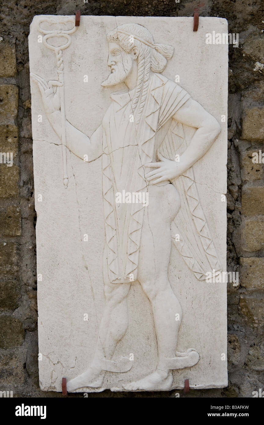Rilievo di marmo Foto Stock