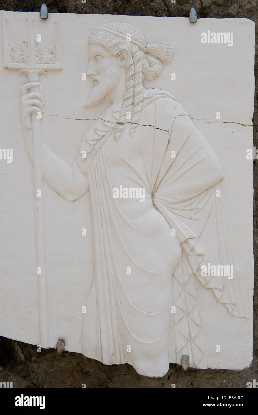 Rilievo di marmo Foto Stock