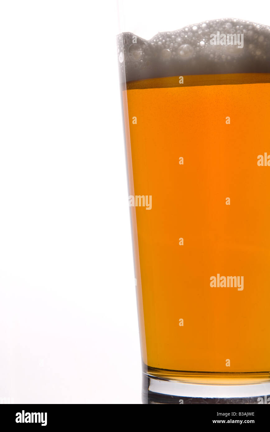 Bicchiere di birra Foto Stock
