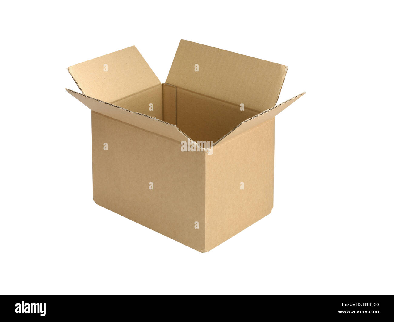 Brown parcel box Foto Stock