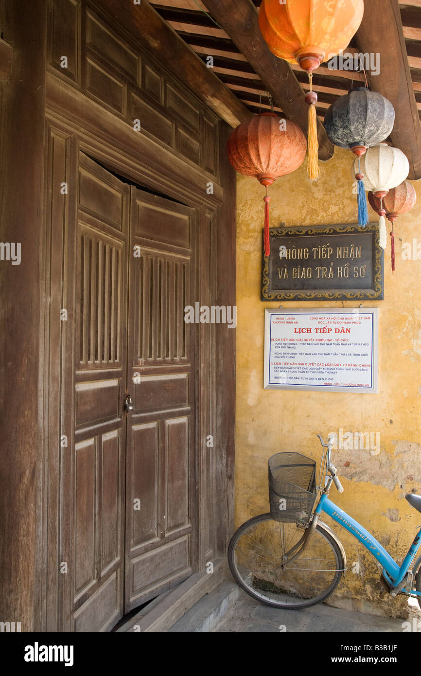 Un iconico storico negozio nel centro di Hoi An, Vietnam Foto Stock Un iconico storico negozio nel centro di Hoi An, Vietnam Foto Stock