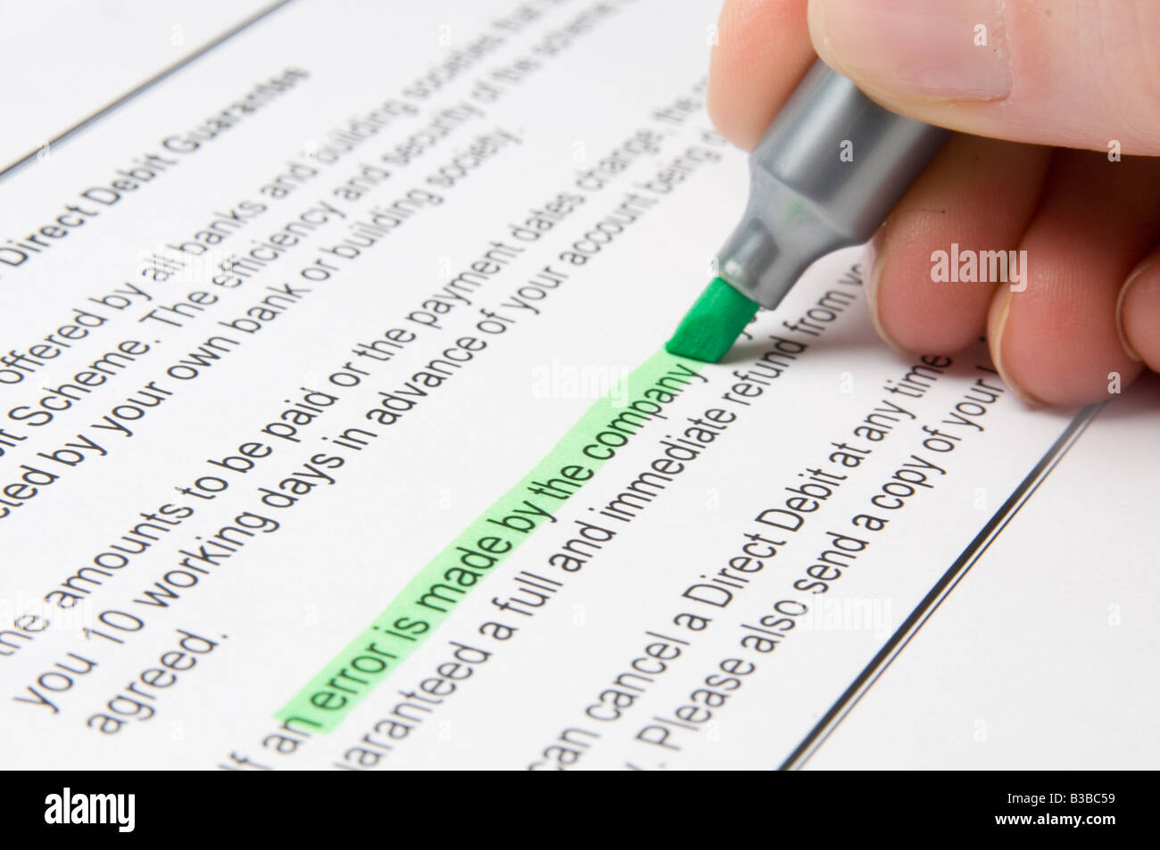 Responsabilità del datore di lavoro assicurazione responsabilità civile del datore di lavoro responsabile servizio clienti Foto Stock
