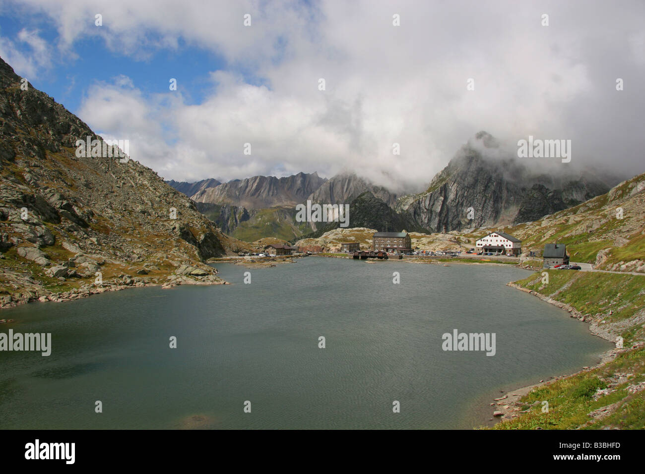 Il Gran San Bernardo. Foto Stock