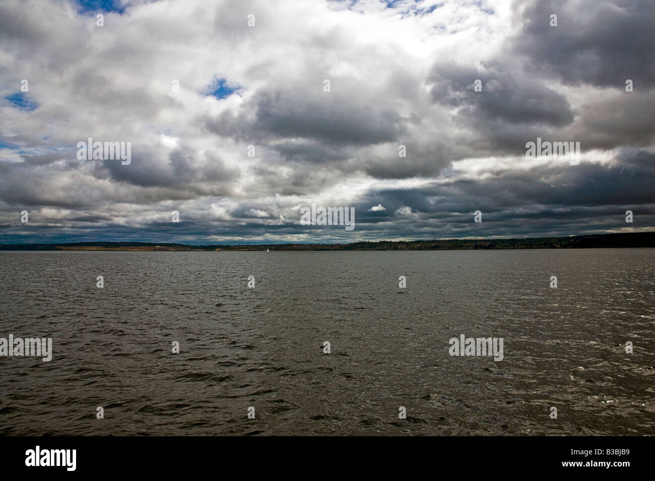 Puget Sound sky Foto Stock