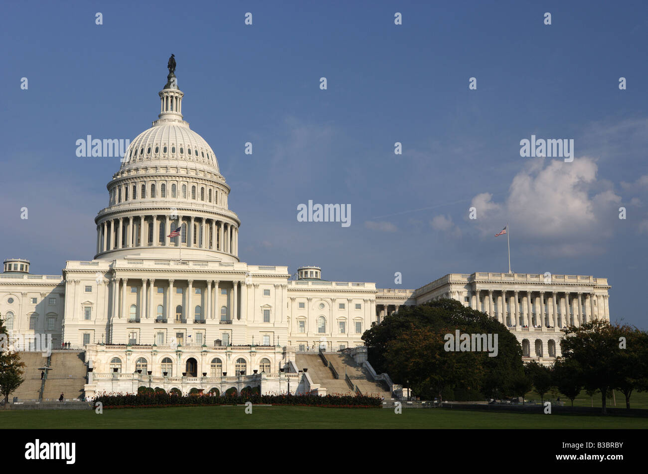 Il Campidoglio di Washington D.C. è la casa del Congresso degli Stati Uniti. Foto Stock