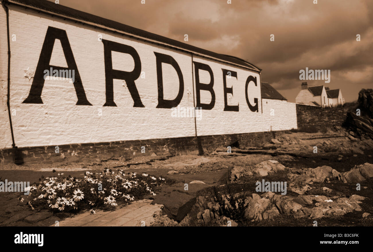 La distilleria ardbeg edificio Foto Stock