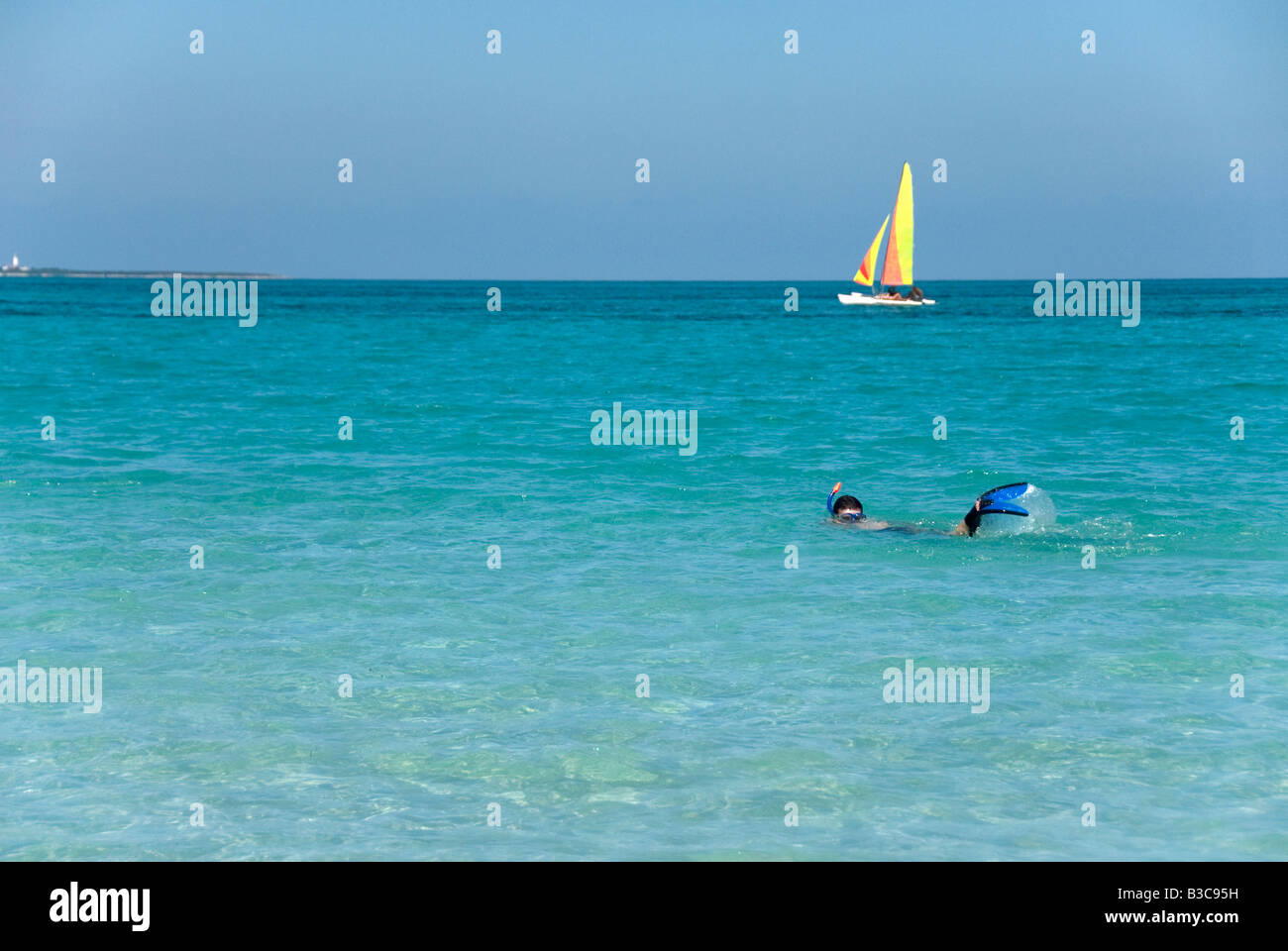 snorkeling Foto Stock