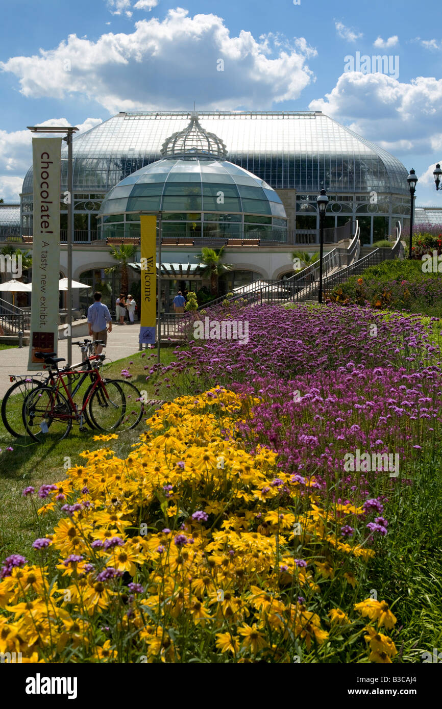 Phipps Conservatorio quartiere di Oakland Pittsburgh Pennsylvania Foto Stock