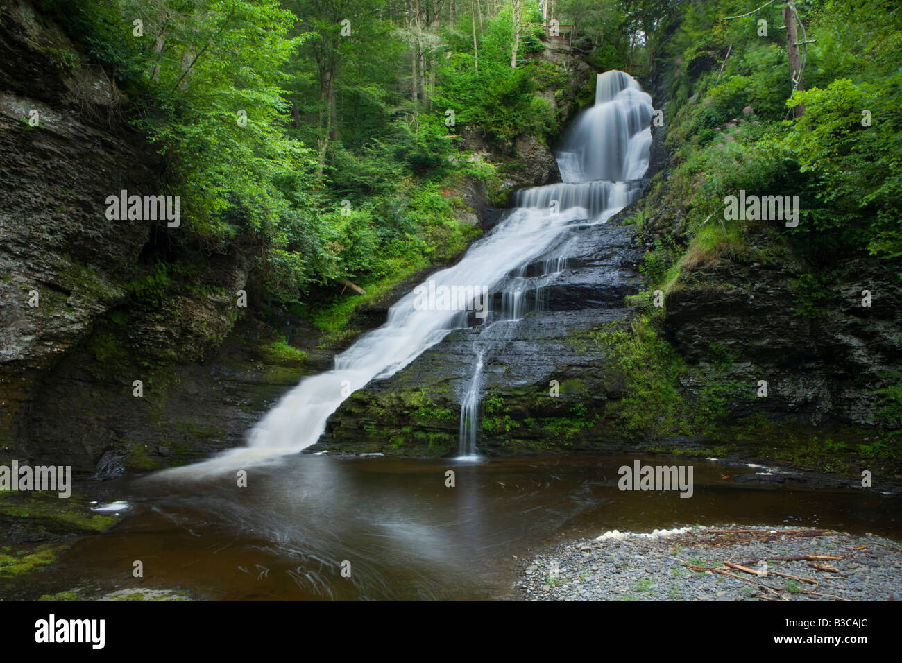 Dingmans cade Delaware Water Gap Pennsylvania Foto Stock